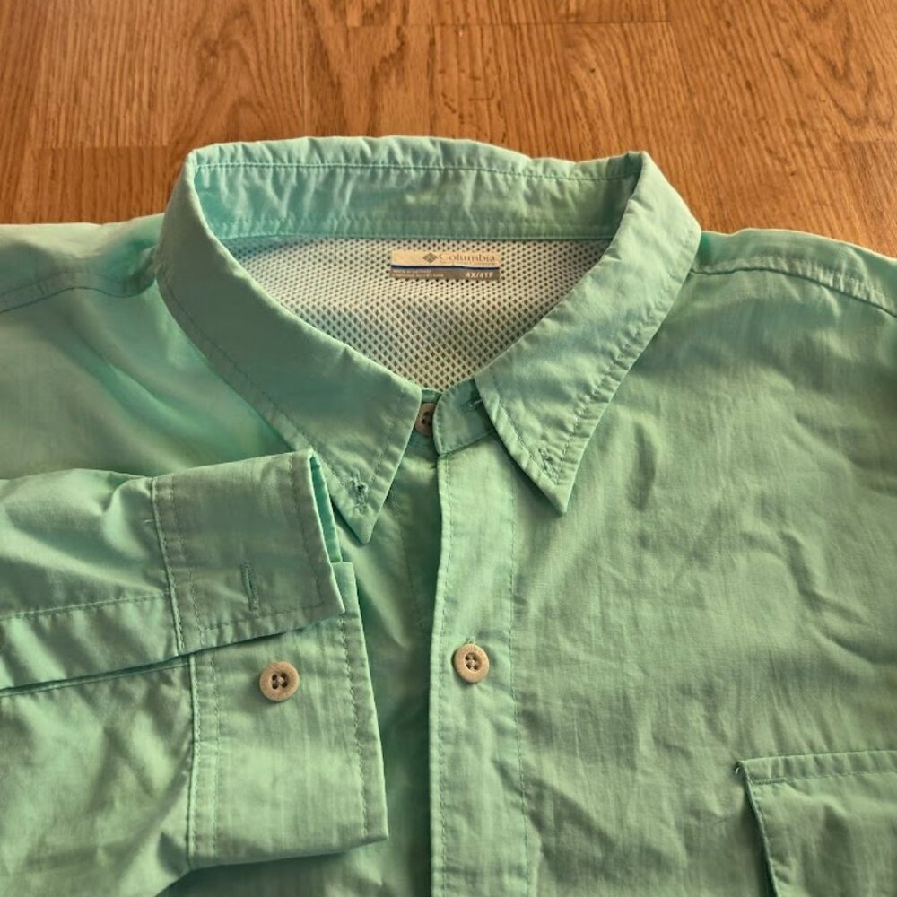 Columbia PFG Fishing Shirt | Men’s 4X‎ | Omni Shade